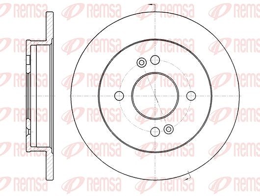 Kawe 1x Bremsscheibe [Hersteller-Nr. 699100] für Hyundai, Kia
