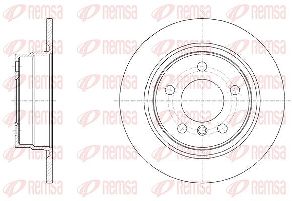 Kawe 1x Bremsscheibe [Hersteller-Nr. 6145000] für BMW
