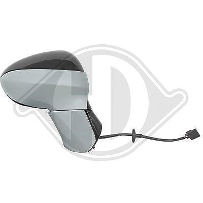 Diederichs Außenspiegel [Hersteller-Nr. 1892224] für Opel