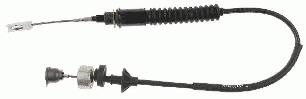 Sachs Seilzug, Kupplungsbetätigung [Hersteller-Nr. 3074600257] für Citroën, Peugeot, Fiat