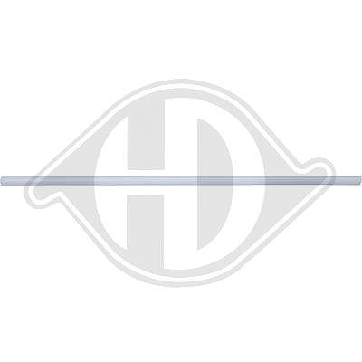Diederichs Zier-/Schutzleiste, Tür [Hersteller-Nr. 2213521] für VW