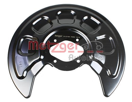 Metzger Autoteile Spritzblech, Bremsscheibe [Hersteller-Nr. 6115199] für VW