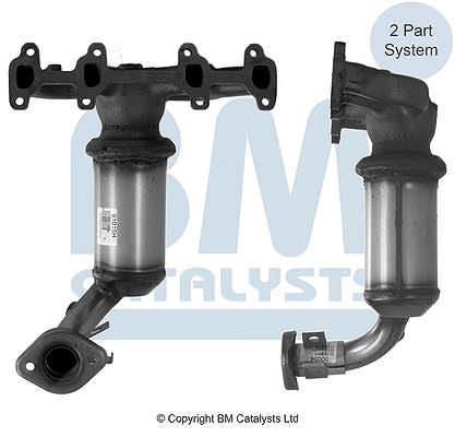 Bm Catalysts Katalysator mit Anbauteilen [Hersteller-Nr. BM91015H] für Ford