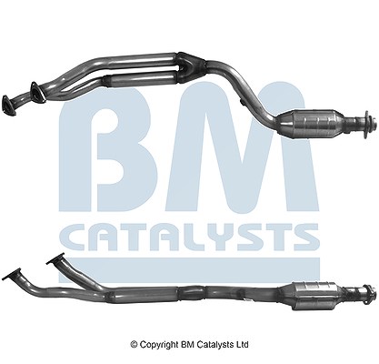 Bm Catalysts Katalysator mit Anbauteilen [Hersteller-Nr. BM90646H] für BMW