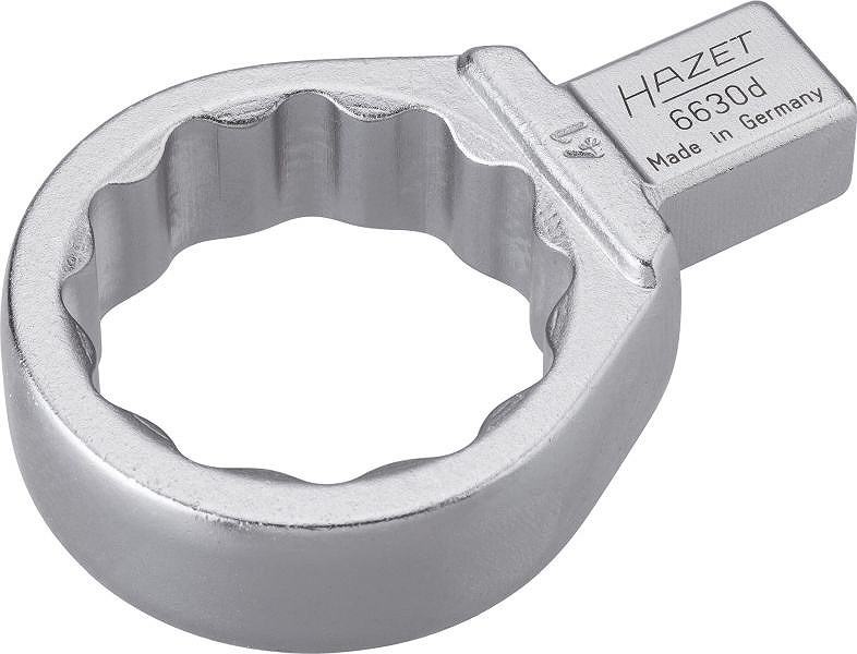 Hazet Einsteck-Ringschlüssel - Vierkant 14x18mm - Sechskant - 41mm [Hersteller-Nr. 6630D-41]