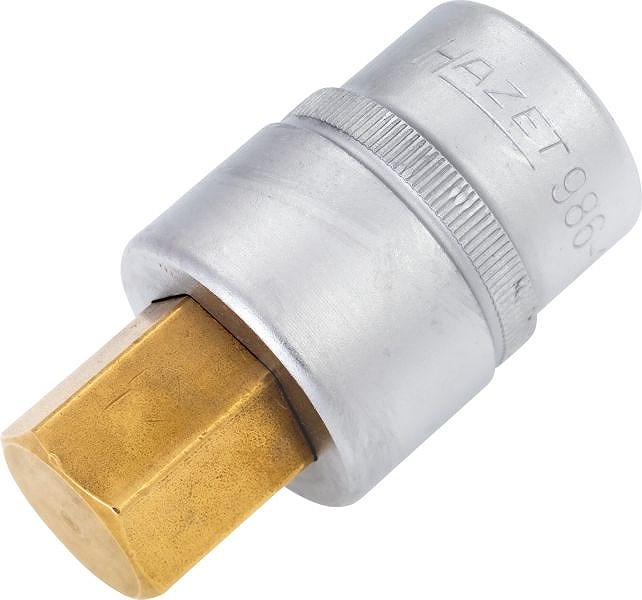 Hazet Schraubendreher-Steckschlüsseleinsatz - 1/2 -Sechskant - 19mm [Hersteller-Nr. 986-19]