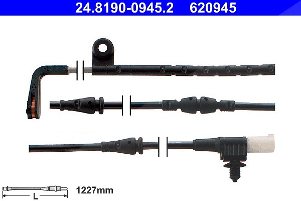 Ate Warnkontakt, Bremsbelagverschleiß [Hersteller-Nr. 24.8190-0945.2] für Land Rover