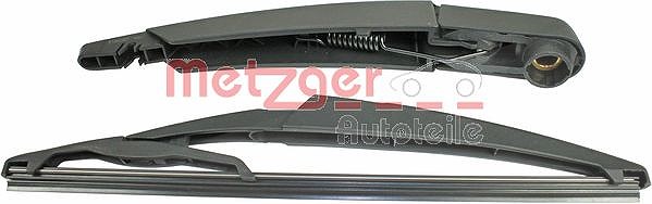 Metzger Autoteile Wischarm mit Kappe + Wischer hinten [Hersteller-Nr. 2190307] für Mercedes-Benz