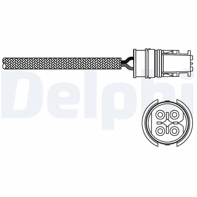 Delphi Lambdasonde [Hersteller-Nr. ES20313-12B1] für Mercedes-Benz, Chrysler