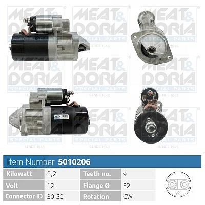Meat & Doria Starter [Hersteller-Nr. 5010206] für Nissan