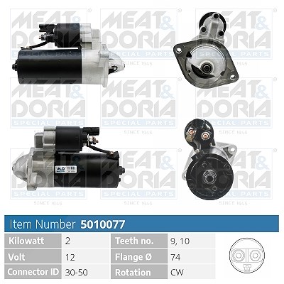 Meat & Doria Starter [Hersteller-Nr. 5010077] für Toyota