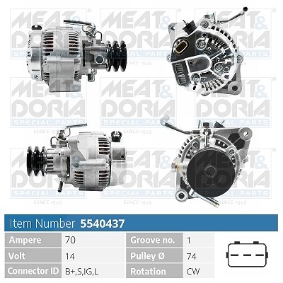 Meat & Doria Generator [Hersteller-Nr. 5540437] für Toyota