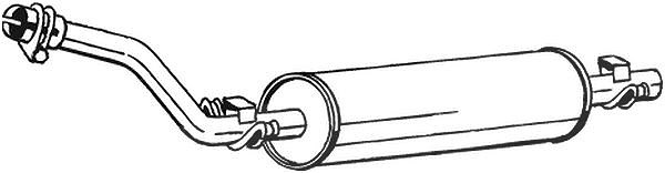Bosal Endschalldämpfer [Hersteller-Nr. 175-019] für Mercedes-Benz