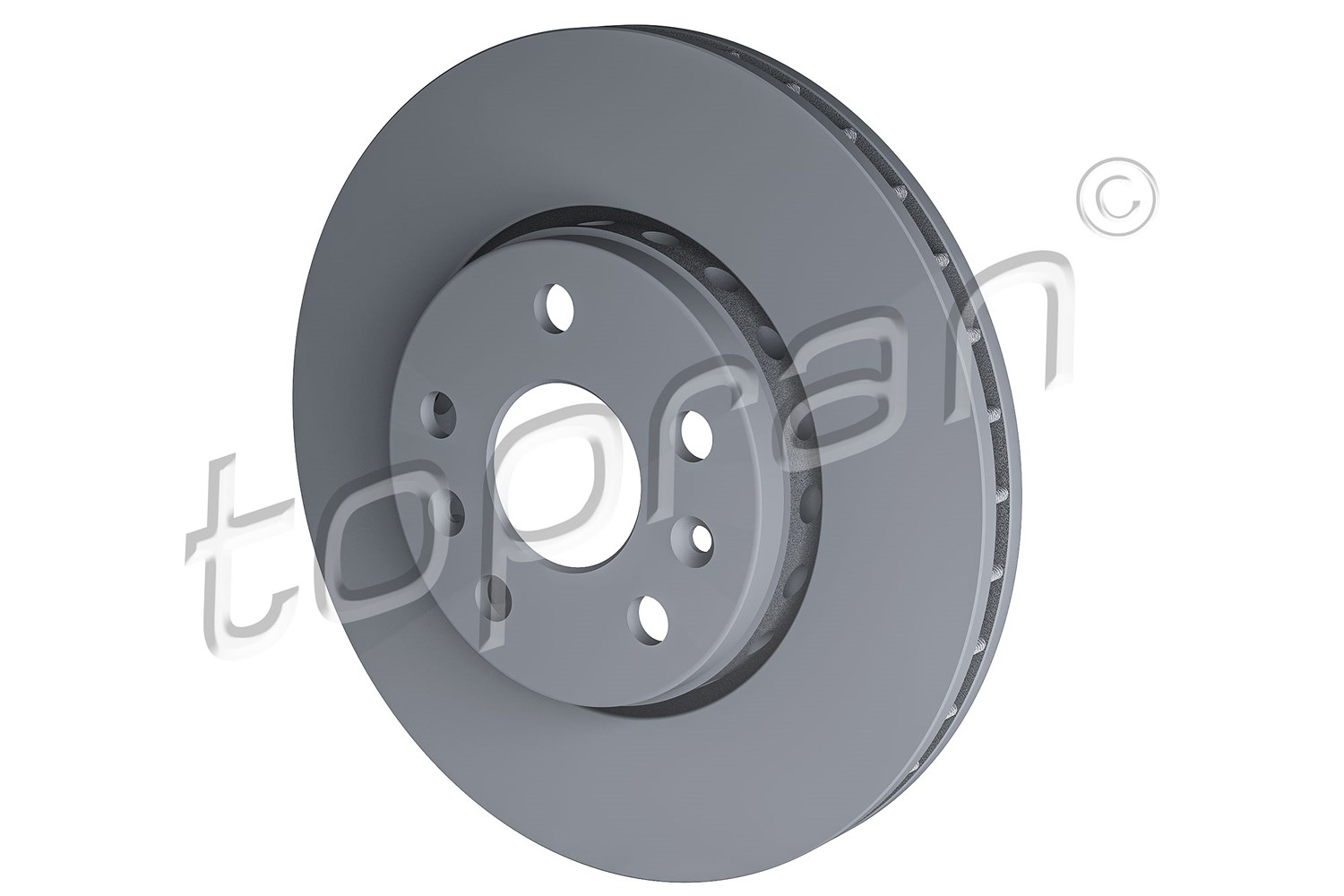 Topran Bremsscheibe Vorderachse belüftet [Hersteller-Nr. 700817] für Mercedes-Benz, Renault
