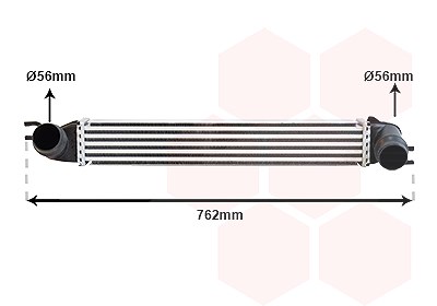 Van Wezel Ladeluftkühler [Hersteller-Nr. 06004425] für Mini