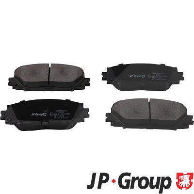 Jp Group Bremsbelagsatz, Scheibenbremse [Hersteller-Nr. 4863601210] für Daihatsu, Toyota
