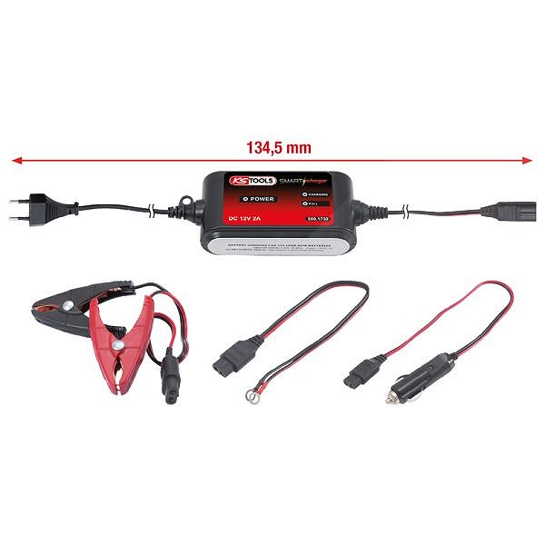Ks Tools 12V SMARTcharger Hochfrequenz-Batterieladegerät 2A [Hersteller-Nr. 550.1730]