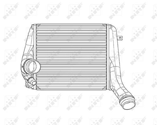 Nrf Ladeluftkühler [Hersteller-Nr. 30184] für Porsche