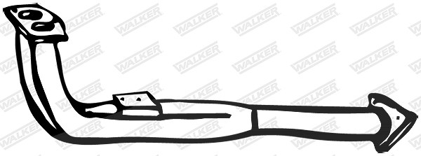 Walker Abgasrohr [Hersteller-Nr. 15899] für Volvo