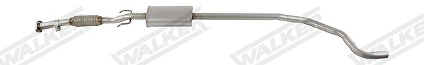 Walker Vorschalldämpfer [Hersteller-Nr. 23668] für Alfa Romeo, Fiat