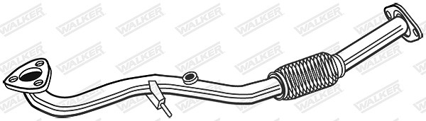 Walker Abgasrohr [Hersteller-Nr. 10535] für Opel, Vauxhall