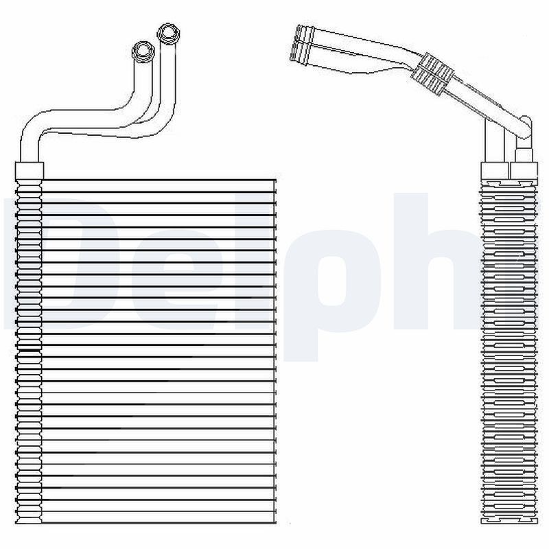 Delphi Verdampfer, Klimaanlage [Hersteller-Nr. TSP0525197] für BMW