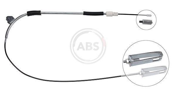 A.b.s. Seilzug, Feststellbremse [Hersteller-Nr. K12191] für Mercedes-Benz