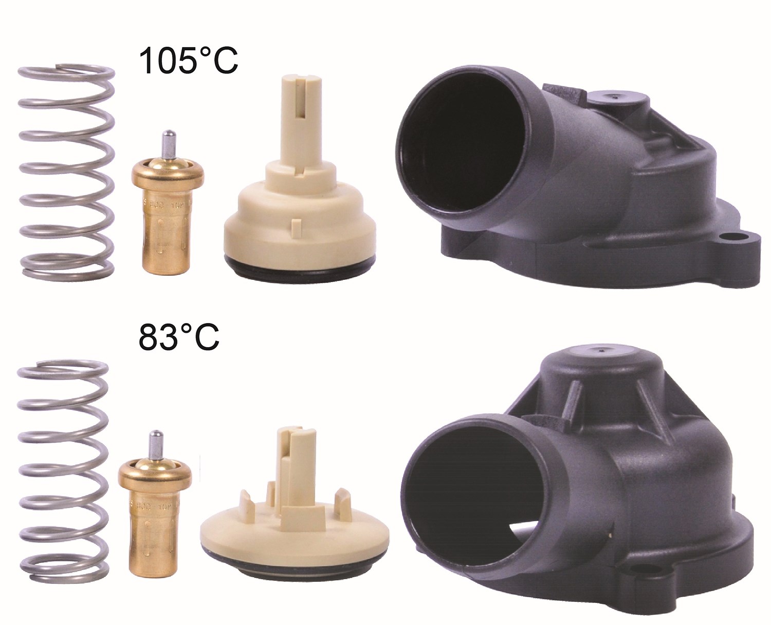 Gates Thermostat, Kühlmittel [Hersteller-Nr. TH703K1] für Skoda, Audi, VW, Seat