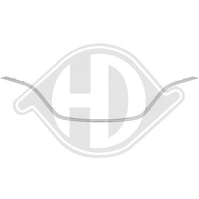 Diederichs Blende, Kühlergitter [Hersteller-Nr. 4467042] für Renault