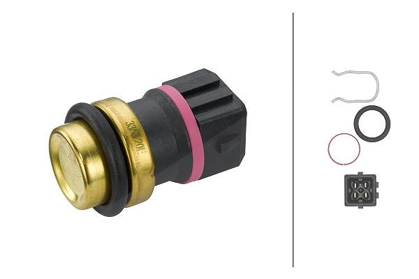 Hella Sensor, Kühlmitteltemperatur [Hersteller-Nr. 6PT013113-261] für Mercedes-Benz, VW