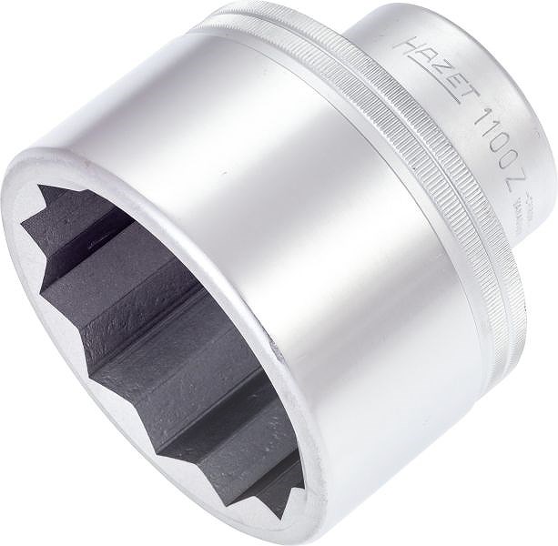Hazet Steckschlüsseleinsatz - 1 - Doppel-Sechskant Profil - 75 mm [Hersteller-Nr. 1100Z-75]