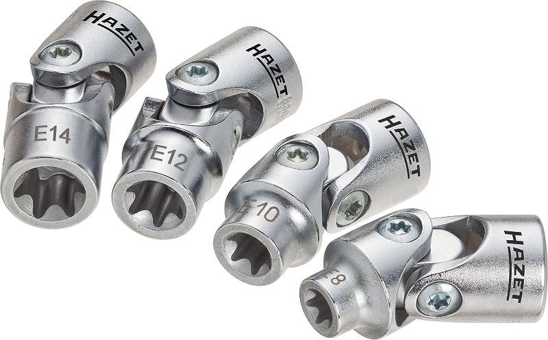Hazet Steckschlüsseleinsatz Satz TORX® - 3/8 - TORX® - E8 – E14 4-tlg. [Hersteller-Nr. 880G-E/4]