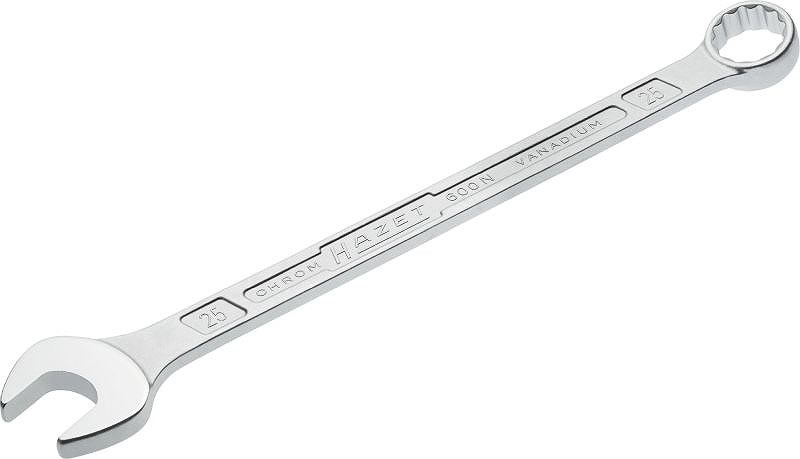 Hazet Ring-Maulschlüssel - Doppel-Sechskant-Tractionsprofil - 25 mm [Hersteller-Nr. 600N-25]