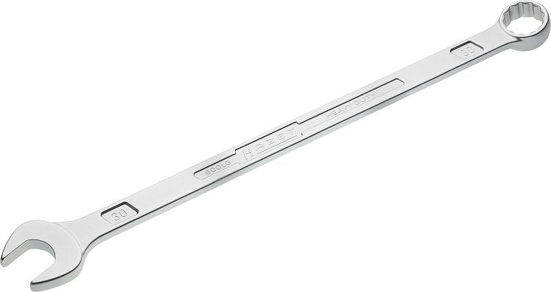 Hazet Ring-Maulschlüssel - extra lang - Zwölfkant - 30 mm [Hersteller-Nr. 600LG-30]