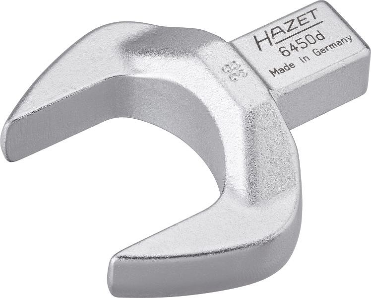 Hazet Einsteck-Maulschlüssel - Einsteck-Vierkant 14 x 18 mm - 38 mm [Hersteller-Nr. 6450D-38]