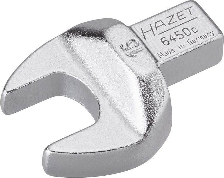 Hazet Einsteck-Maulschlüssel - Einsteck-Vierkant 9x12mm - 15mm [Hersteller-Nr. 6450C-15]