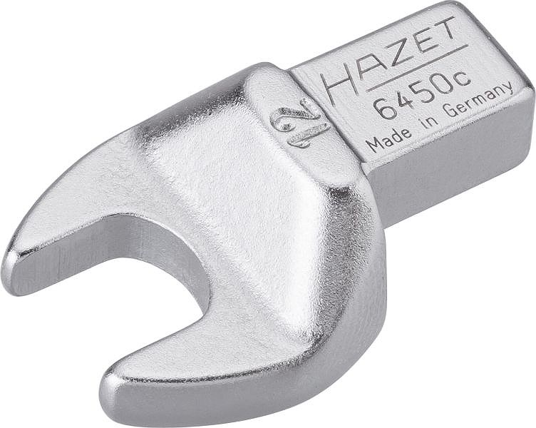 Hazet Einsteck-Maulschlüssel - Einsteck-Vierkant 9x12mm - 12mm [Hersteller-Nr. 6450C-12]