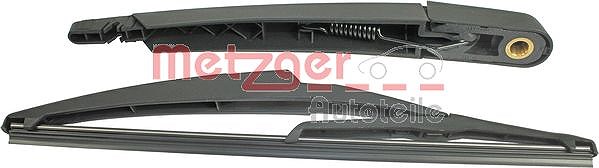Metzger Autoteile Wischarm mit Kappe + Wischer hinten [Hersteller-Nr. 2190310] für Peugeot, Citroën