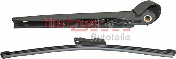 Metzger Autoteile Wischarm mit Kappe + Wischer hinten [Hersteller-Nr. 2190280] für Seat, VW