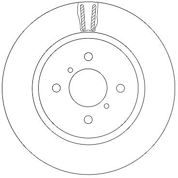 Trw Bremsscheibe [Hersteller-Nr. DF6912] für Suzuki