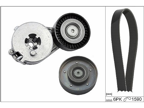 Schaeffler Ina Keilrippenriemensatz [Hersteller-Nr. 529050010] für Audi, Seat