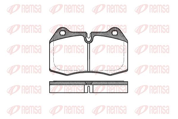 Kawe Bremsbelagsatz, Scheibenbremse [Hersteller-Nr. 044100] für Ferrari, BMW, Maserati, Nissan