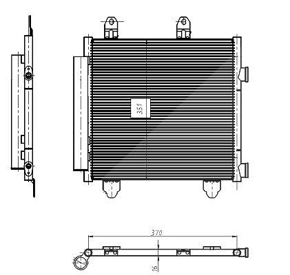 Nrf Kondensator, Klimaanlage [Hersteller-Nr. 350445] für Toyota