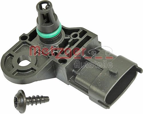 Metzger Autoteile Sensor, Saugrohrdruck [Hersteller-Nr. 0906280] für Alfa Romeo, Abarth, Fiat, Lancia