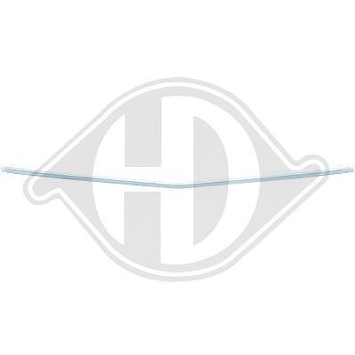 Diederichs Zier-/Schutzleiste, Stoßfänger [Hersteller-Nr. 1647164] für Mercedes-Benz