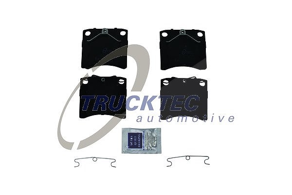 Trucktec Automotive Bremsbelagsatz, Scheibenbremse [Hersteller-Nr. 07.35.291] für VW