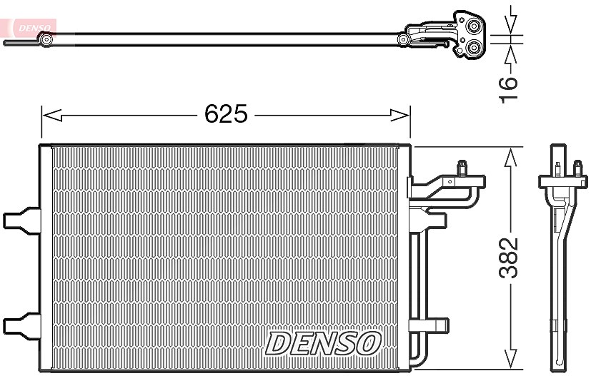 Denso Kondensator, Klimaanlage [Hersteller-Nr. DCN33009] für Volvo
