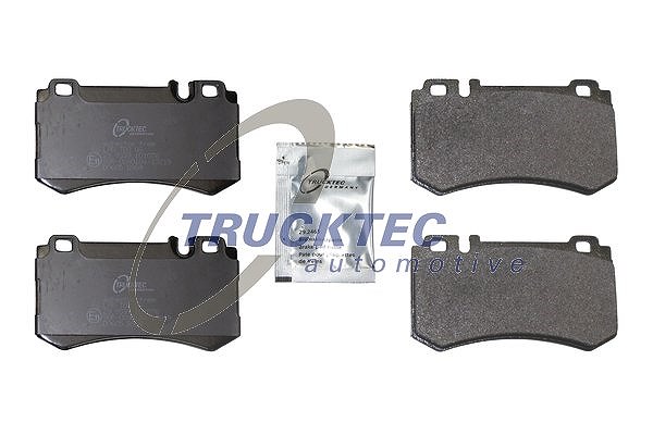 Trucktec Automotive Bremsbelagsatz, Scheibenbremse [Hersteller-Nr. 02.35.561] für Mercedes-Benz