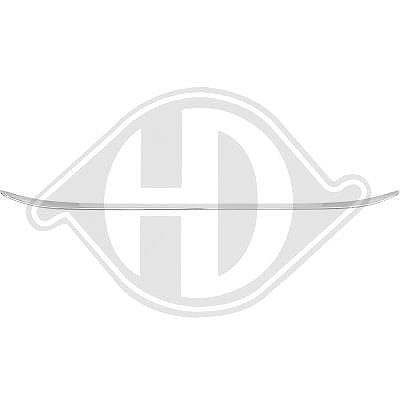 Diederichs Zier-/Schutzleiste, Stoßfänger [Hersteller-Nr. 1617064] für Mercedes-Benz