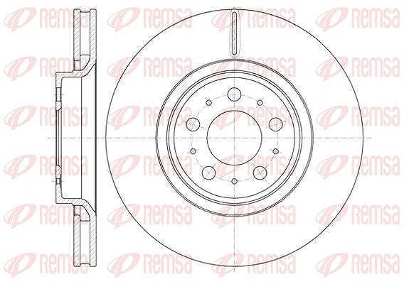 Kawe 1x Bremsscheibe [Hersteller-Nr. 6130310] für Volvo